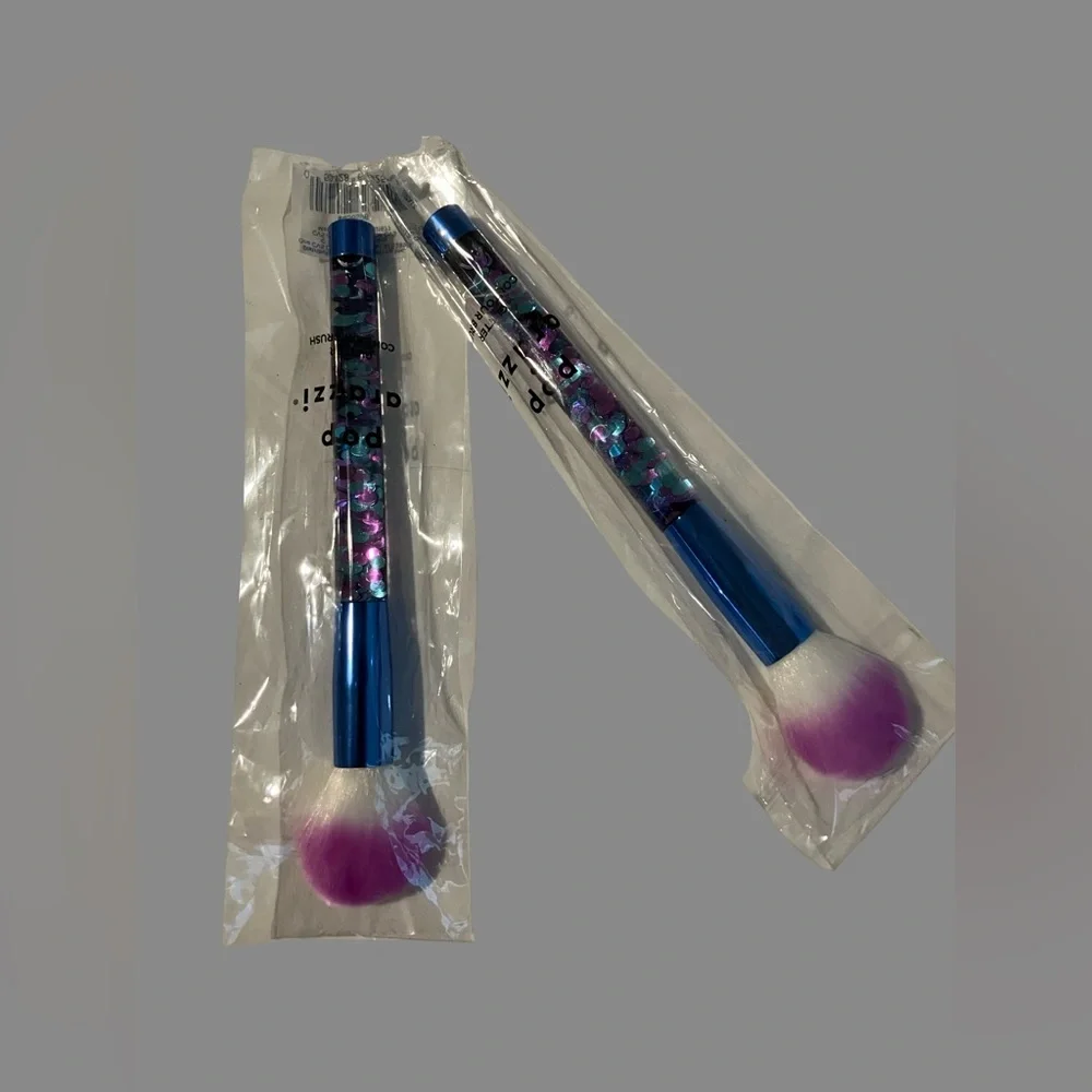 2 Pop Arazzi Glitter Contour Brushes TWO NEW IN PACKAGE